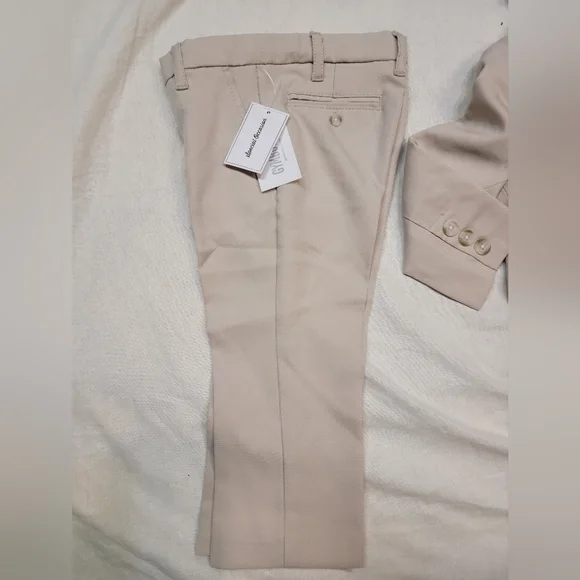NWT Gymboree Special Occasion Tan Suit Sz 18-24m - Picture 4 of 8